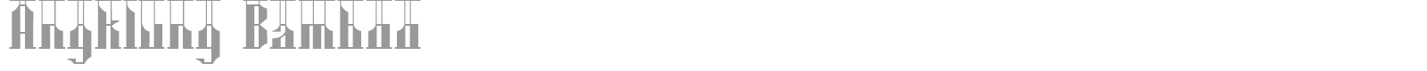 Angklung Bamboo font preview